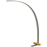 Nastro Arc Floor Lamp - Ash / Sand Black