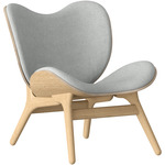 Conversation Piece Lounge Chair - Light Oak / Sterling