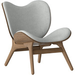 Conversation Piece Lounge Chair - Dark Oak / Sterling