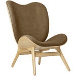 Conversation Piece Lounge Chair - Light Oak / Sugar Brown