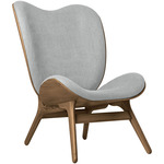 Conversation Piece Lounge Chair - Dark Oak / Sterling