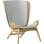 The Reader Wing Chair - Light Oak / Sterling