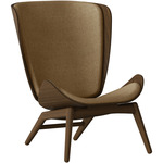 The Reader Wing Chair - Dark Oak / Sugar Brown