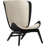 The Reader Wing Chair - Black Oak / White Sands