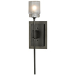 Echo Wall Sconce - Dark Smoke / Cast Glass