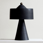 Helena Table Lamp - Blackened Brass / Anthracite