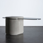 Strut Pill Coffee Table - Grey