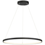 Anello Pendant - Matte Black / Clear