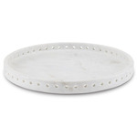 Freya White Marble Tray - White Marble