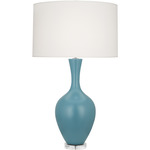 Audrey Table Lamp - Matte Steel Blue / Fondine