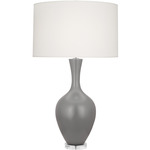 Audrey Table Lamp - Matte Smoky Taupe / Fondine