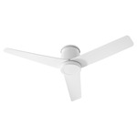 Adora Hugger Ceiling Fan - White / White