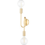 Zani Wall Sconce - Aged Brass