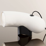 Hyphen Table Lamp - Black / Natural Porcelain