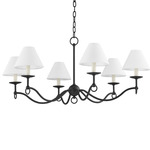 Massi Chandelier - Forged Iron / Linen