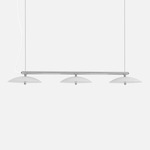 Signal Linear Pendant - White Shade / Nickel