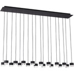 Gable Linear Chandelier - Nightshade Black