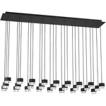 Gable Linear Chandelier - Nightshade Black