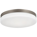 Oscar Color Select Ceiling Light - Satin Nickel / White