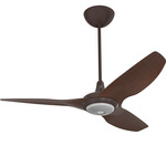 Haiku Universal Mount Outdoor Ceiling Fan with Downlight - Oil Rubbed Bronze / Cocoa Aluminum