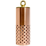Bryce Perforated Outdoor AR11 Downlight Pendant 12V - Copper