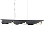 Almendra Linear Pendant - White / Anthracite