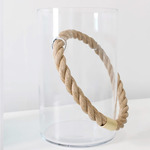 Rope Vessel - Brushed Brass / Clear