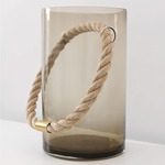 Rope Vessel - Brushed Brass / Smoky Brown