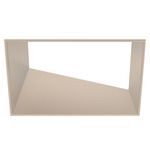ECO 3IN Square Adjustable Flangeless Trim - Champagne