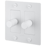 Buster + Punch Complete Metal Dimmer Switch - White