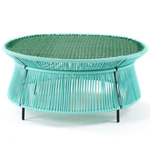 Caribe Side Table - Black / Turquoise/ Emerald Green