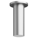 Entra 3 Inch LED Fixed Cylinder Ceiling Light - Brushed Aluminum / Brushed Aluminum