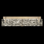 Terra Bathroom Vanity Light - Gold Leaf / Clear