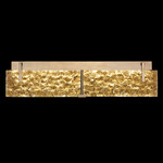 Terra Bathroom Vanity Light - Gold Leaf / Antiqued Gold Leaf