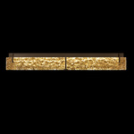 Terra Bathroom Vanity Light - Bronze / Antiqued Gold Leaf