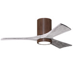 Irene Hugger Ceiling Fan - Walnut / Barn Wood Tone