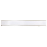 Randolph Overbed Wall Sconce - Satin Nickel / White Linen