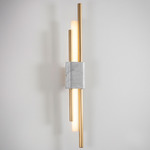 Tanto Wall Sconce - White Marble / Brass