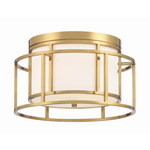 Hulton Ceiling Light Fixture - Luxe Gold / White