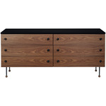 62 Sideboard - Black / Walnut