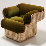 Basket Lounge Chair - Rattan / Mumble 40