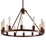 Spark Chandelier - Architectural Bronze