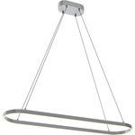 Glo Linear Pendant - Satin Nickel