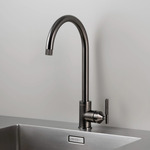 Kitchen Faucet - Linear Pattern - Gun Metal