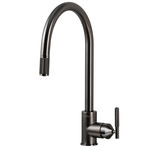 Kitchen Faucet - Linear Pattern - Gun Metal