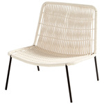 Althea Accent Chair - Black / Cream