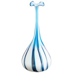 Dulcet Vase - Blue / White