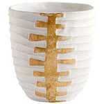 Luxe Vessel Vase - White
