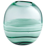 Torrent Oval Vase - Green
