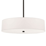 Everly Convertible Pendant - Matte Black / White